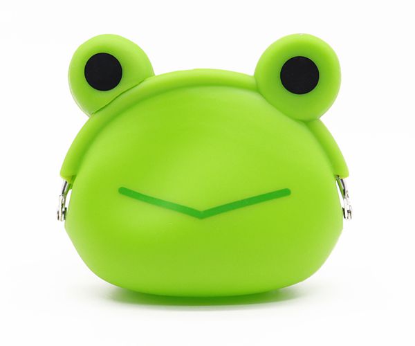 硅膠零錢袋，青蛙硅膠錢包，學(xué)生硅膠錢袋